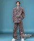 Retro Print Check Jacket & Pants Co-ord